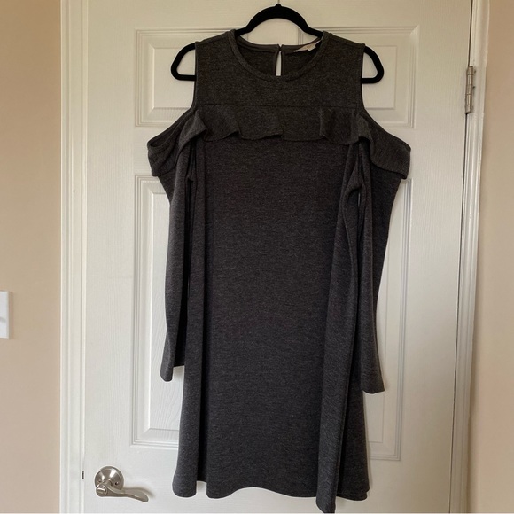 NWOT Loft Mid-Length Cold Shoulder Dress - Picture 12 of 13